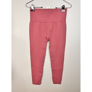 ILUS Women's Seamlux Stretch Quick Dry Intensify Leggings Pink Size Large NWT